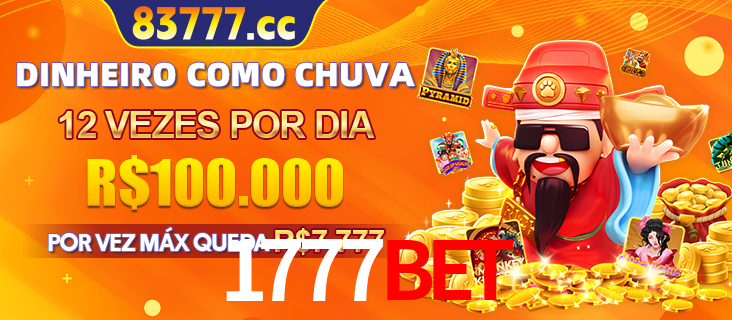 Banner do programa de recompensas Recomende para amigos do 1777BET, detalhando os bônus por convidar amigos, com prêmios que chegam a R$288.888.